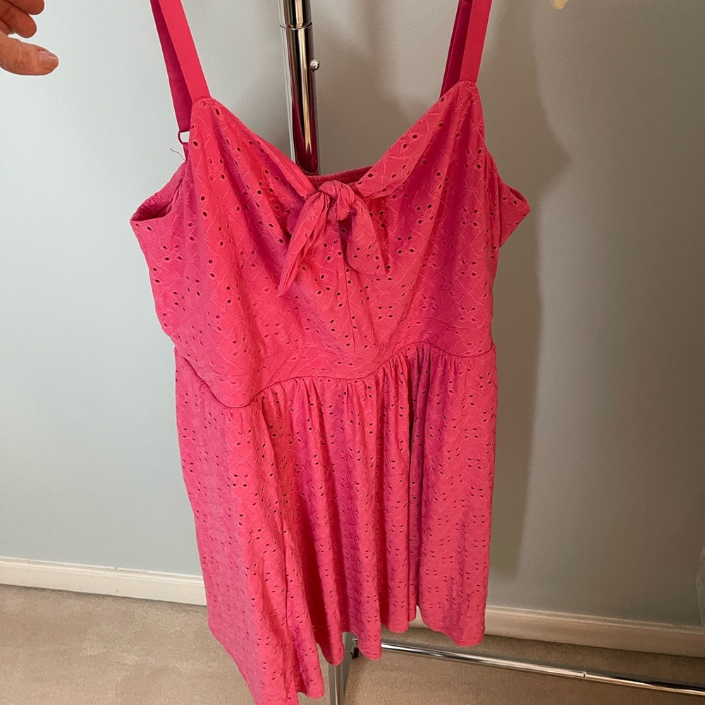 Coral color Torrid sundress size 1